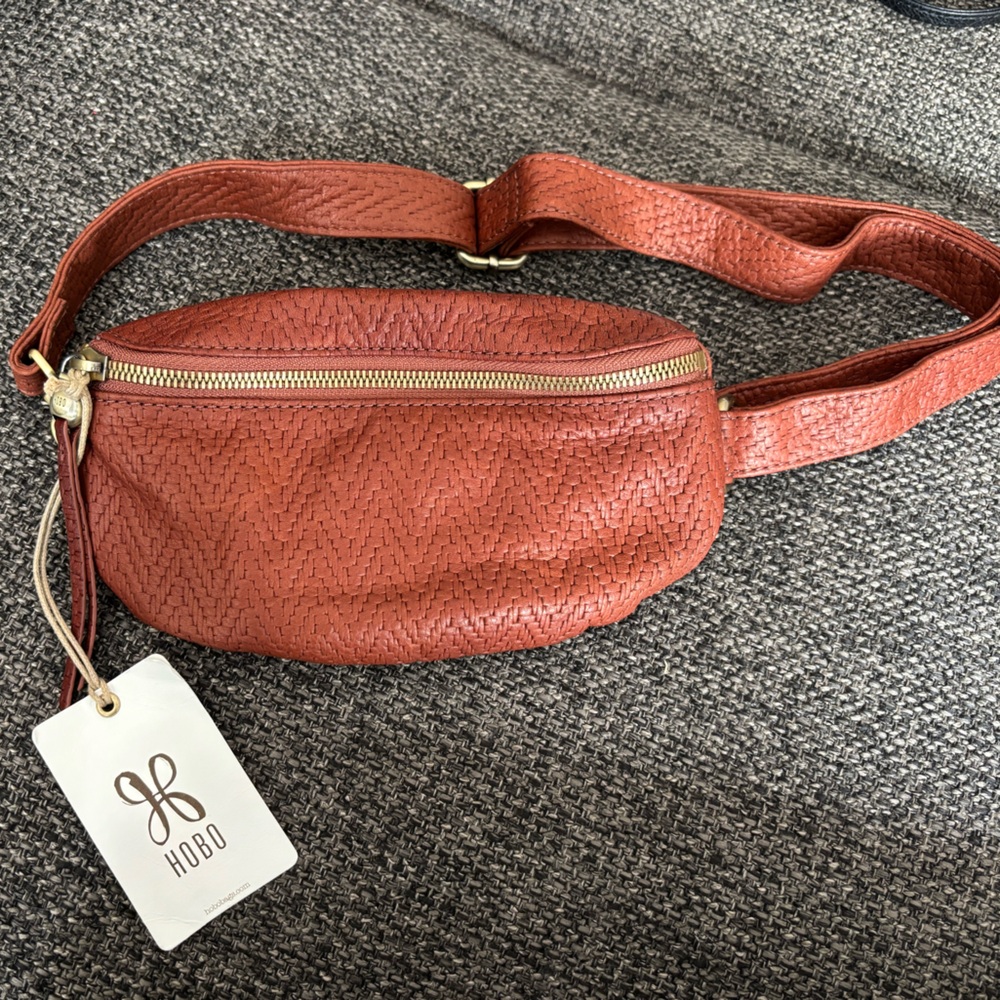 HOBO brown leather Fanny pack